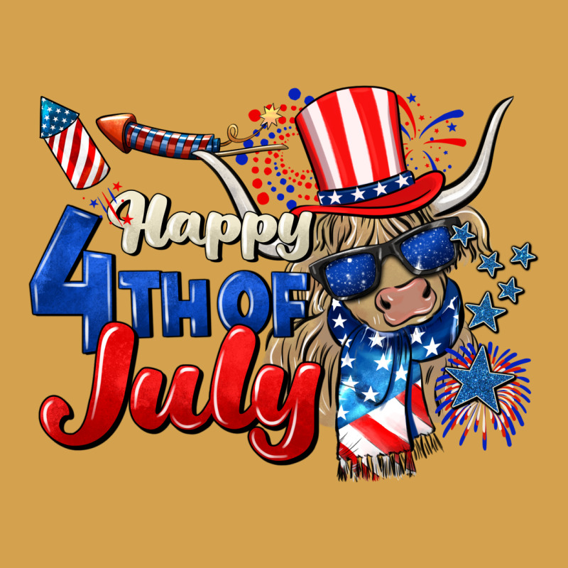 Happy 4th Of July Cow Urban Hoodie by CowGirlArtShop | Teevron