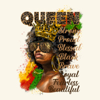 Afro Queen Juneteenth Premium Hoodie | Teevron