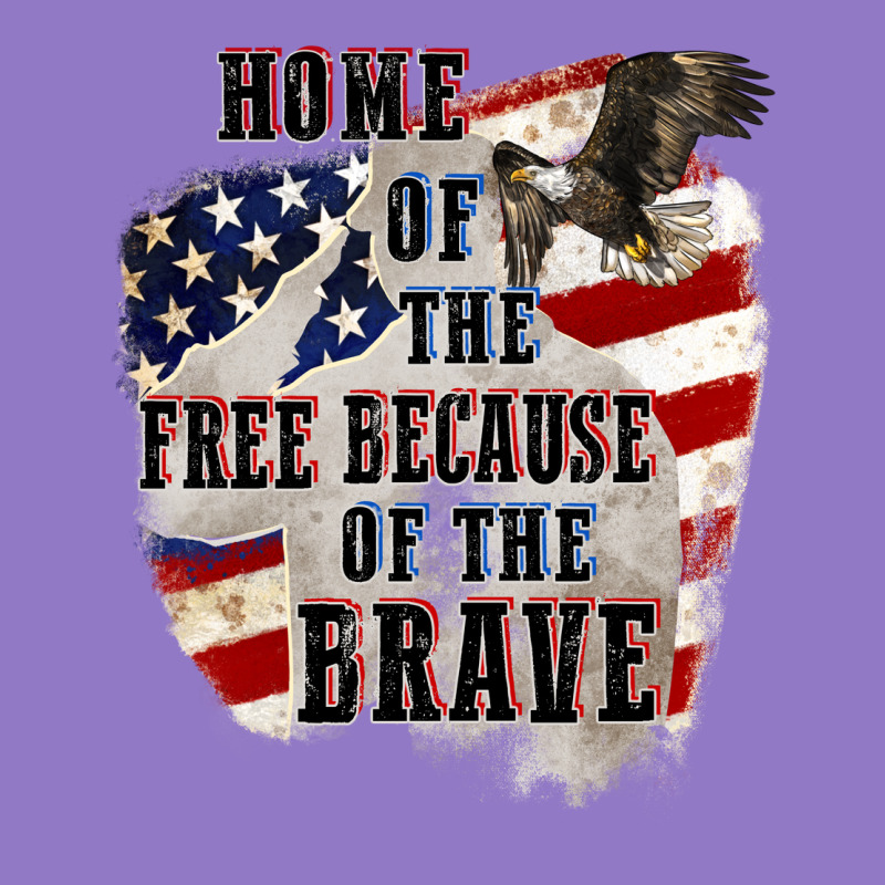 Home Of The Free Because Of The Brave 4th Of July Urban Hoodie by CowGirlArtShop | Teevron