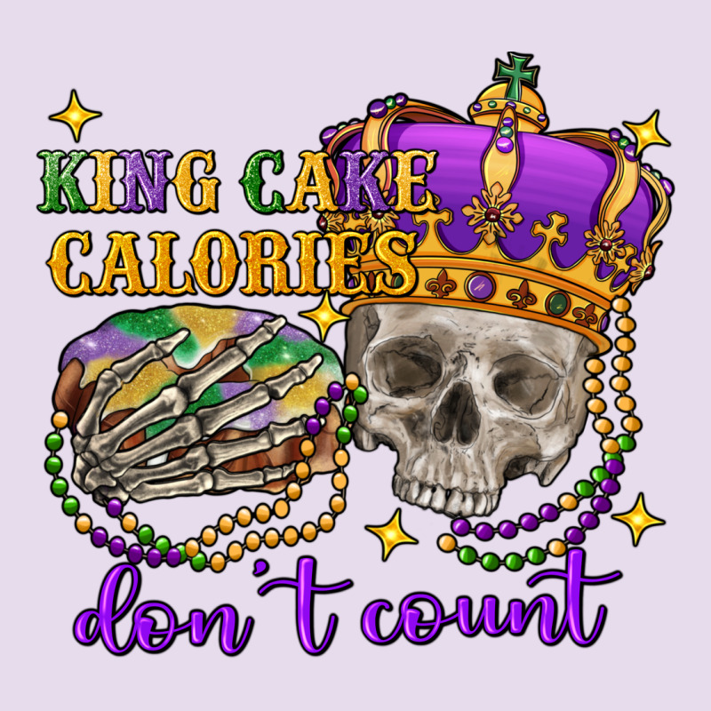 King Cake Calories Don't Count Skull Premium Hoodie by FaDigitalArtStudio | Teevron