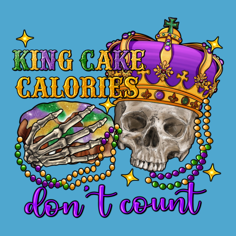 King Cake Calories Don't Count Skull Premium Hoodie by FaDigitalArtStudio | Teevron