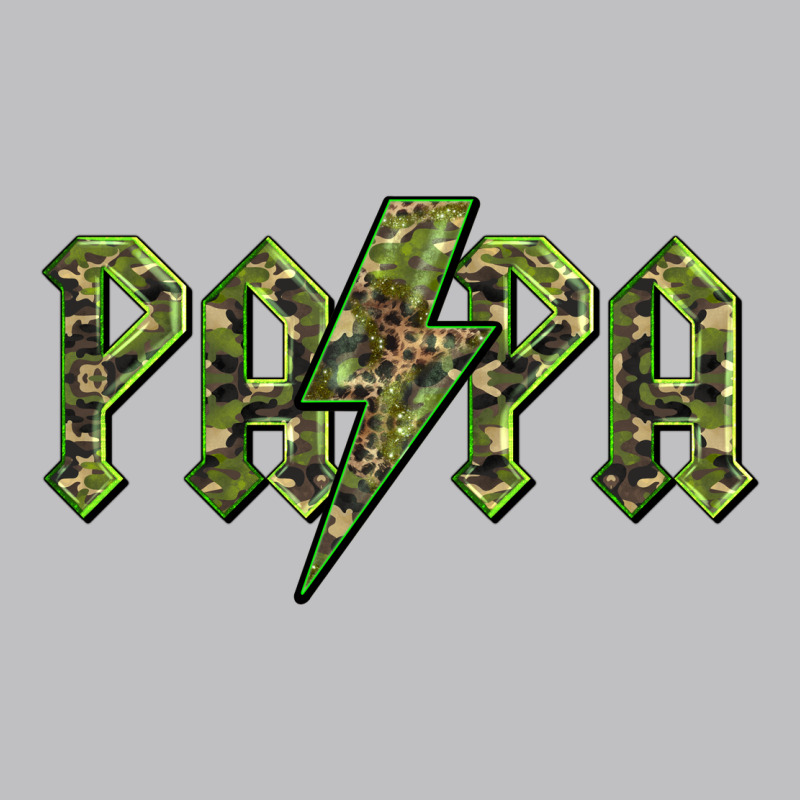Papa  Lightning Camouflage Long Sleeve Tee by BarkalooDesign | Teevron