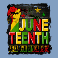 Juneteenth Fist Free Ish Since 1865 With Background Urban Hoodie | Teevron