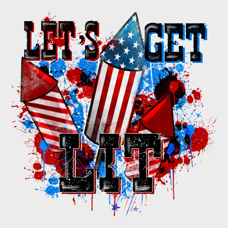 Let's Get Lit 4th Of July Urban Hoodie by CowGirlArtShop | Teevron