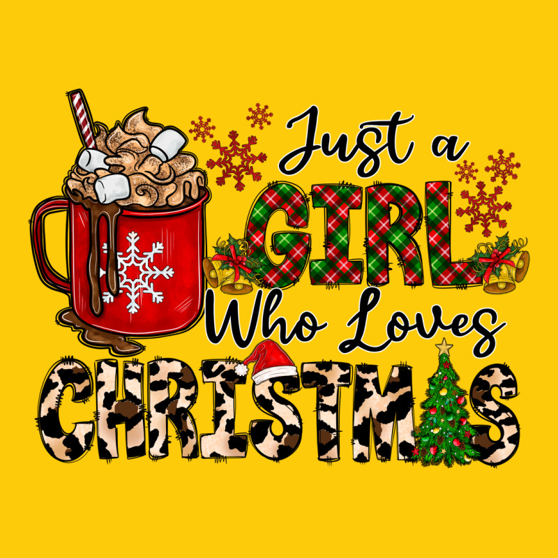 Just A Girl Who Loves Christmas Premium Hoodie by CowhideDigitalArt | Teevron