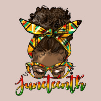 Juneteenth Black Woman Messy Bun Premium Hoodie | Teevron