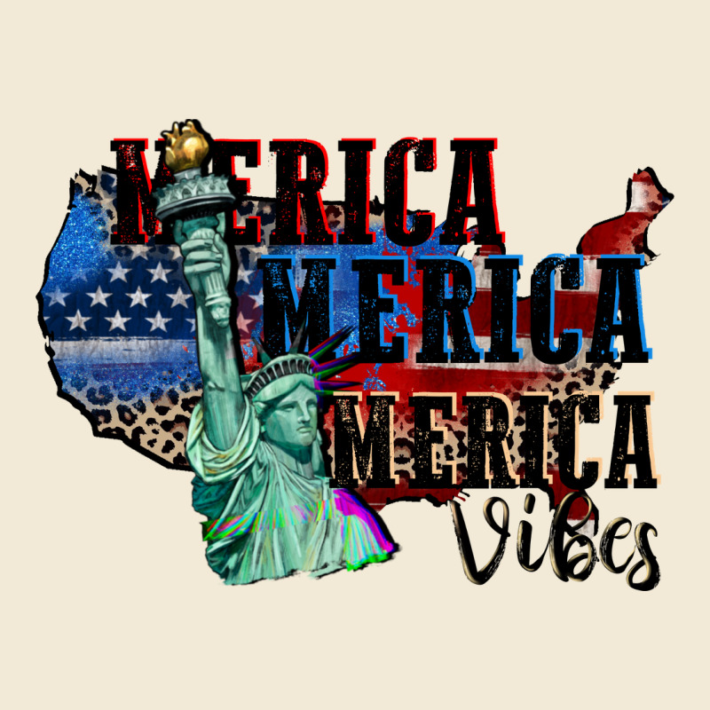 Merica Merica Merica Vibes 4th Of July Premium Hoodie by CowGirlArtShop | Teevron