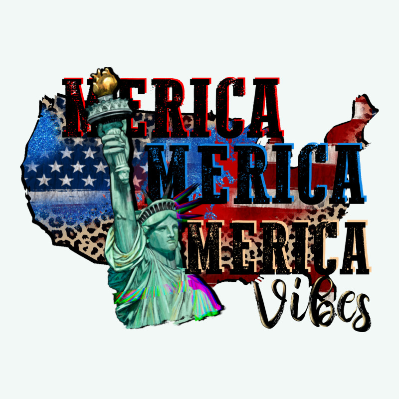 Merica Merica Merica Vibes 4th Of July Premium Hoodie by CowGirlArtShop | Teevron