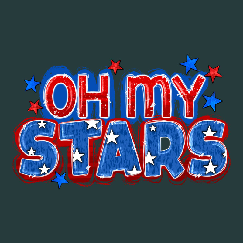 Oh My Stars 4th Of July Premium Hoodie by CowGirlArtShop | Teevron