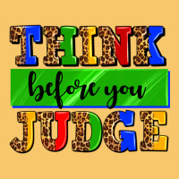 Think Before You Judge Vintage Hoodie | Teevron