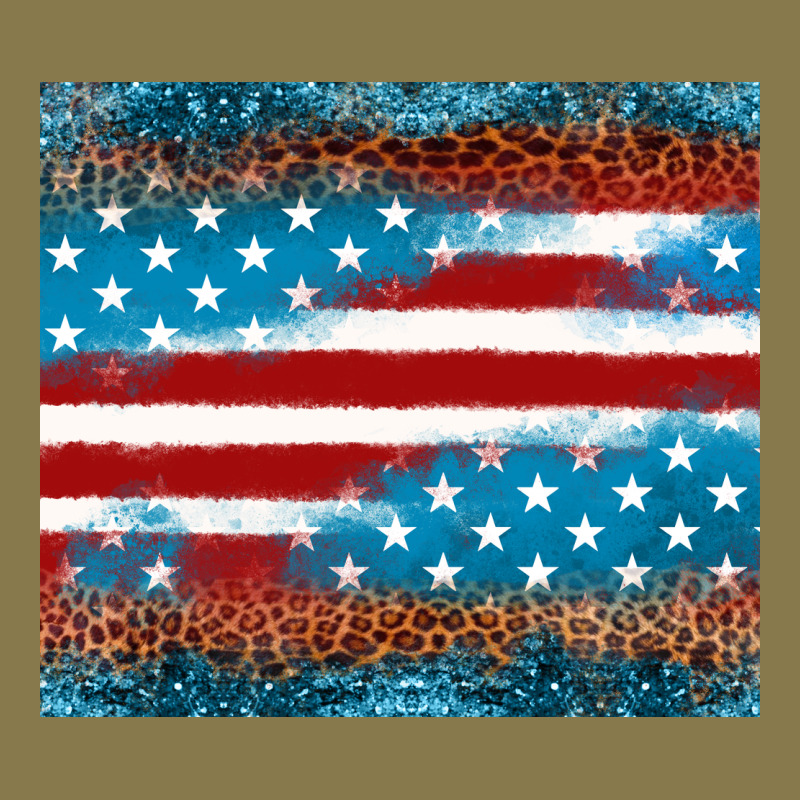 Leopard Glitter American Flag Tumbler Premium Hoodie by Neo Western | Teevron