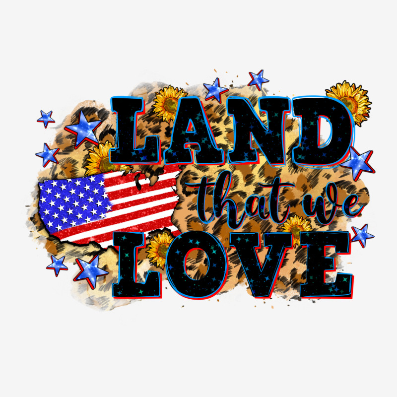 Land That We Love 4th Of July Urban Hoodie by Neo Western | Teevron