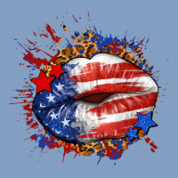 Leopard American Flag Lips Urban Hoodie | Teevron