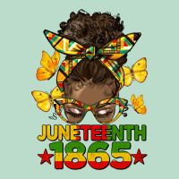 Juneteenth 1865 Afro Bun Premium Hoodie | Teevron