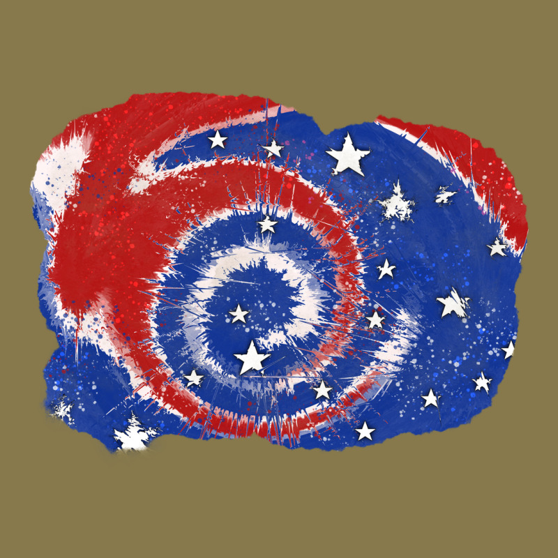 Patriotic Tie Dye Background 4th Of July Premium Hoodie by CowGirlArtShop | Teevron