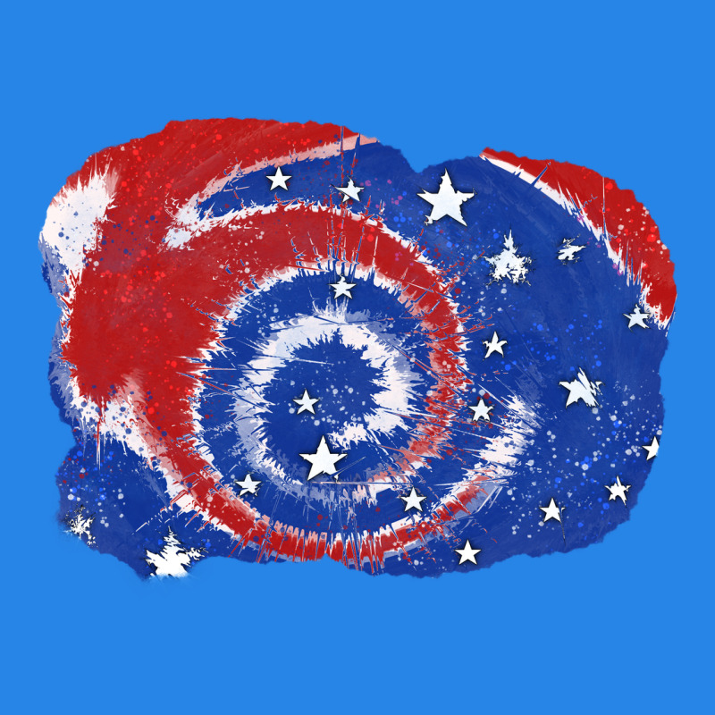 Patriotic Tie Dye Background 4th Of July Premium Hoodie by CowGirlArtShop | Teevron
