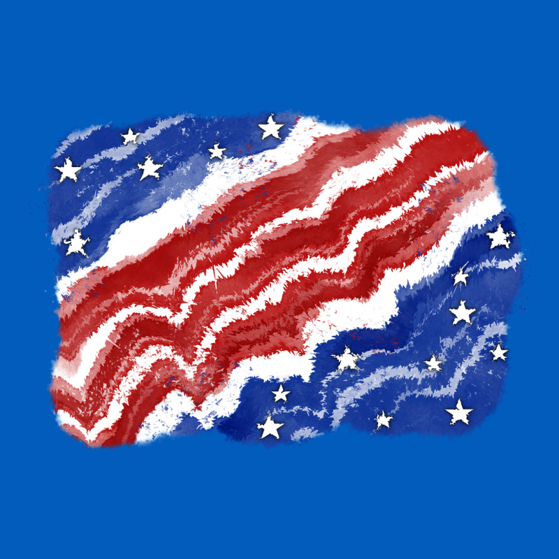 Patriotic Tie Dye Background 4th Of July Urban Hoodie by CowGirlArtShop | Teevron