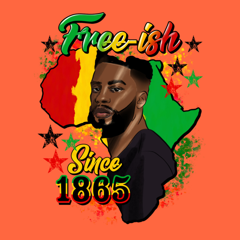 Free Ish Since 1865 Black Man Premium Hoodie by HRA Design Shop | Teevron