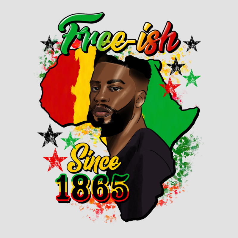 Free Ish Since 1865 Black Man Premium Hoodie by HRA Design Shop | Teevron