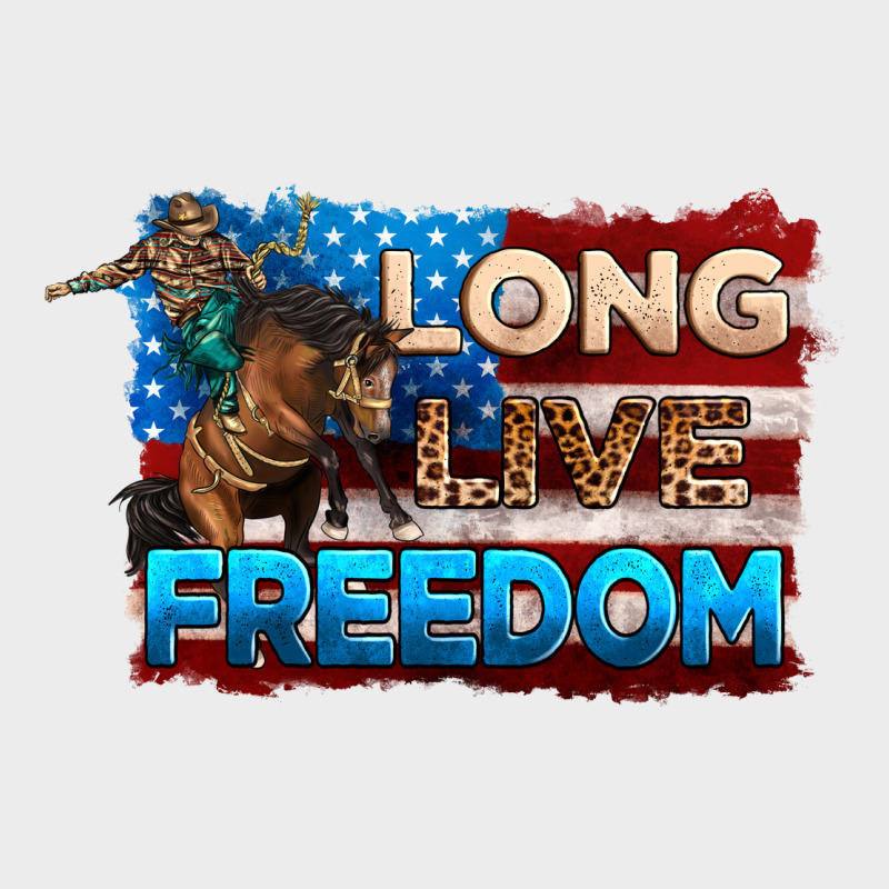 Long Live Freedom 4th Of July Urban Hoodie by Neo Western | Teevron