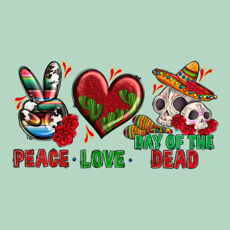Peace Love Day Of The Dead Classic Tee by BundleAndBundleShop | Teevron