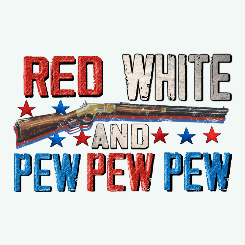 Red White And Pew Pew Pew Premium Hoodie by CowGirlArtShop | Teevron
