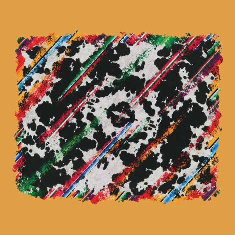 Cowhide And Serape Background Premium Hoodie by RanaPortraitStore | Teevron