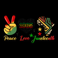 Peace Love Juneteenth 1865 Urban Hoodie | Teevron