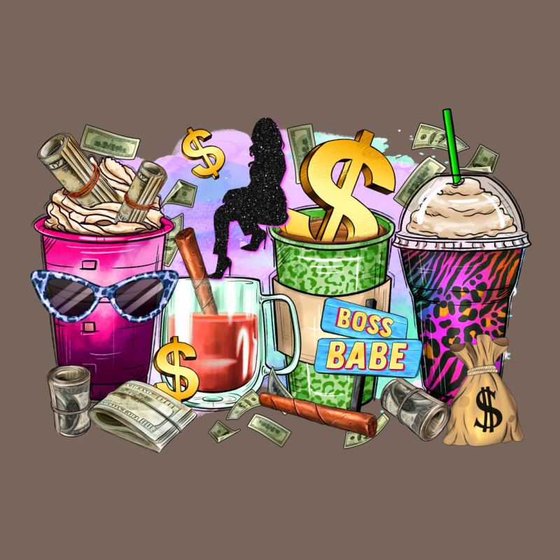 Boss Babe Coffee Cups Premium Hoodie by Zillion Design Studio | Teevron