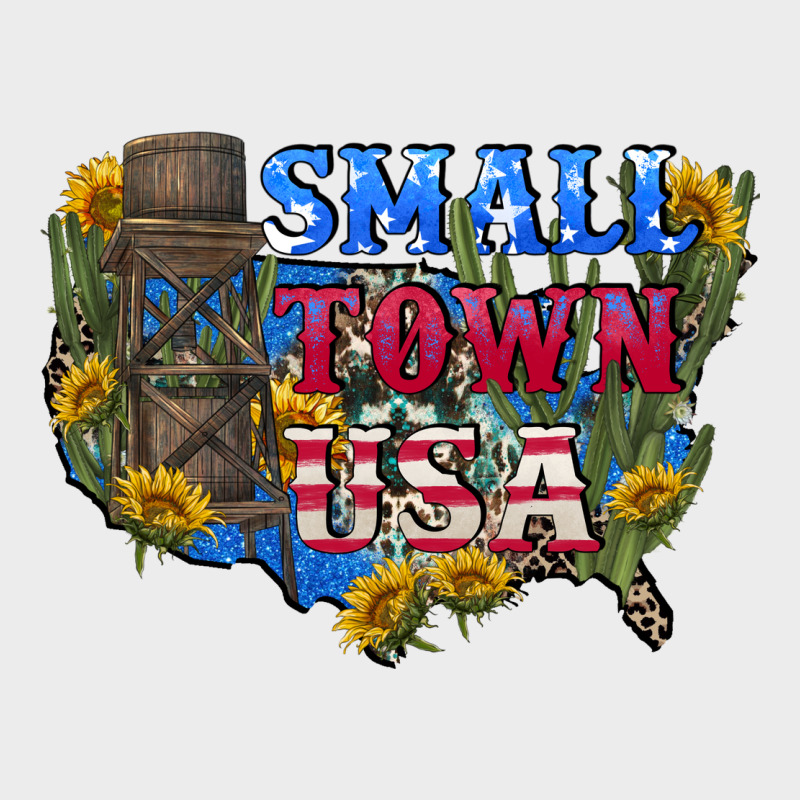Small Town Usa 4th Of July Urban Hoodie by CowGirlArtShop | Teevron