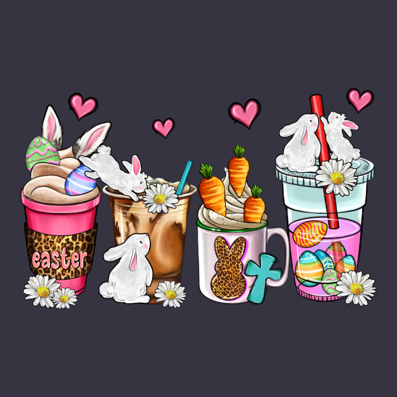 Easter Coffee Cups Vintage Hoodie by AdoDesignShop | Teevron