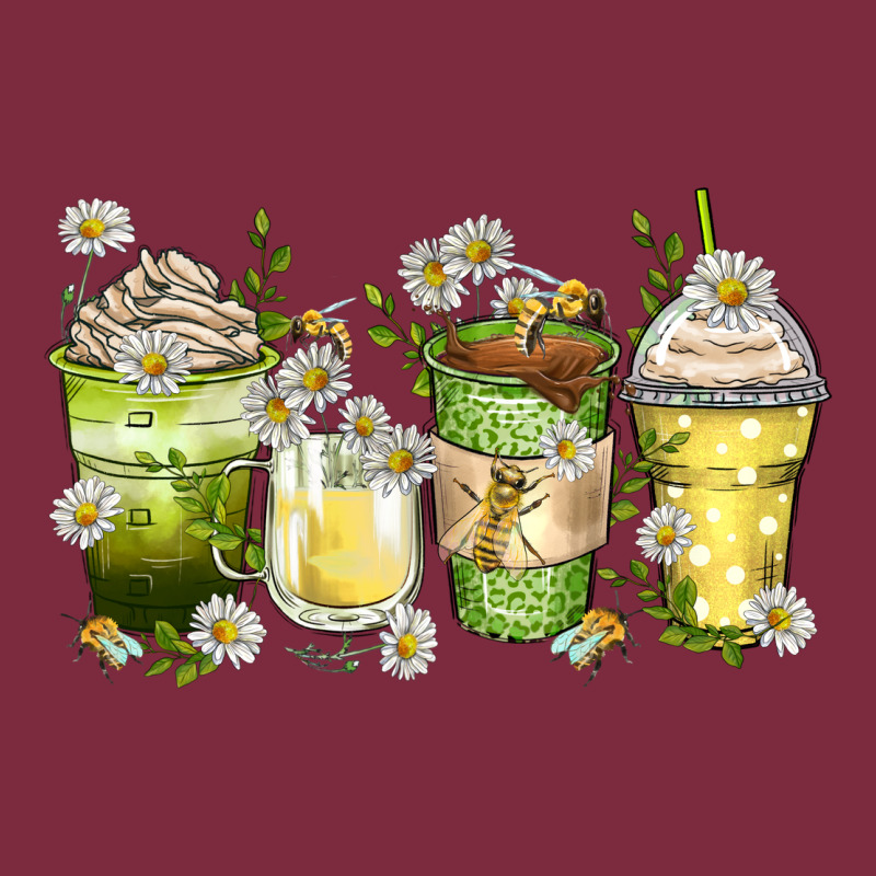 Daisy Coffee Cups Premium Hoodie by Zillion Design Studio | Teevron