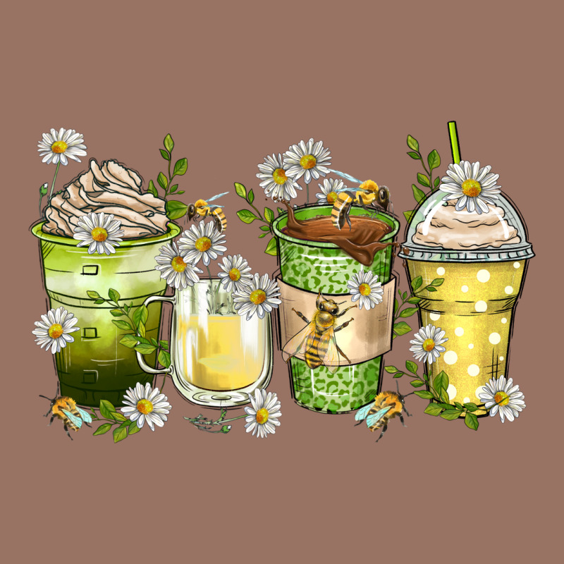 Daisy Coffee Cups Premium Hoodie by Zillion Design Studio | Teevron