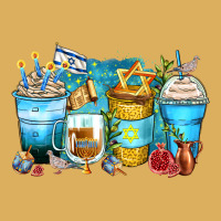Hanukkah Coffee Cups Premium Hoodie | Teevron
