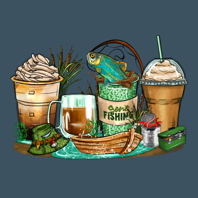 Fishing Coffee Cups Urban Hoodie by Zillion Design Studio | Teevron
