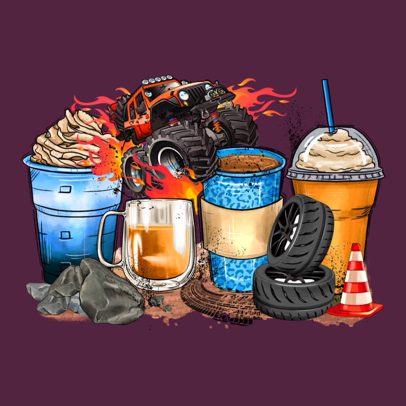 Monster Truck Coffee Cups Urban Hoodie by Zillion Design Studio | Teevron