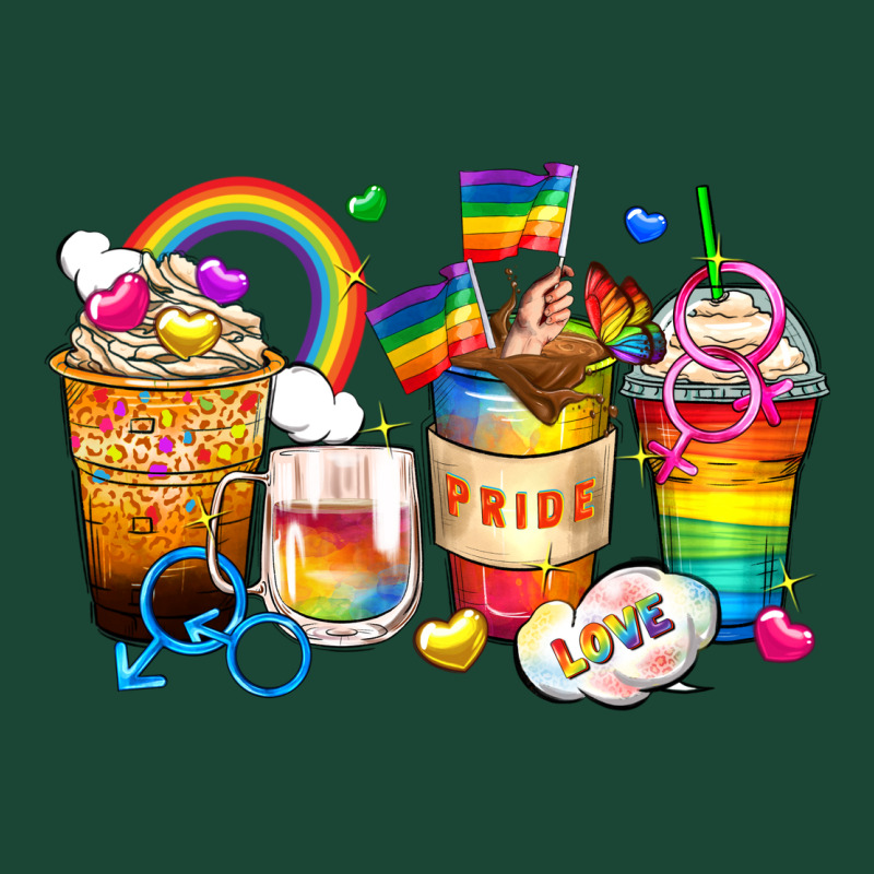 Pride Coffee Cups Urban Hoodie by Zillion Design Studio | Teevron