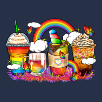 Rainbow Coffee Cups Premium Hoodie | Teevron