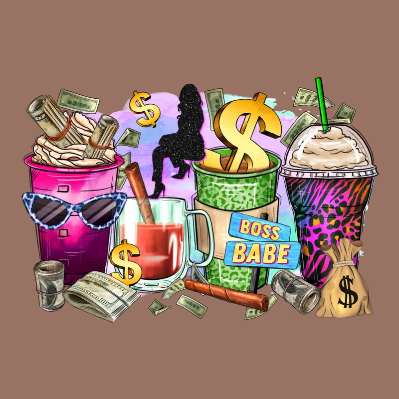 Boss Babe Coffee Cups Premium Hoodie by Zillion Design Studio | Teevron