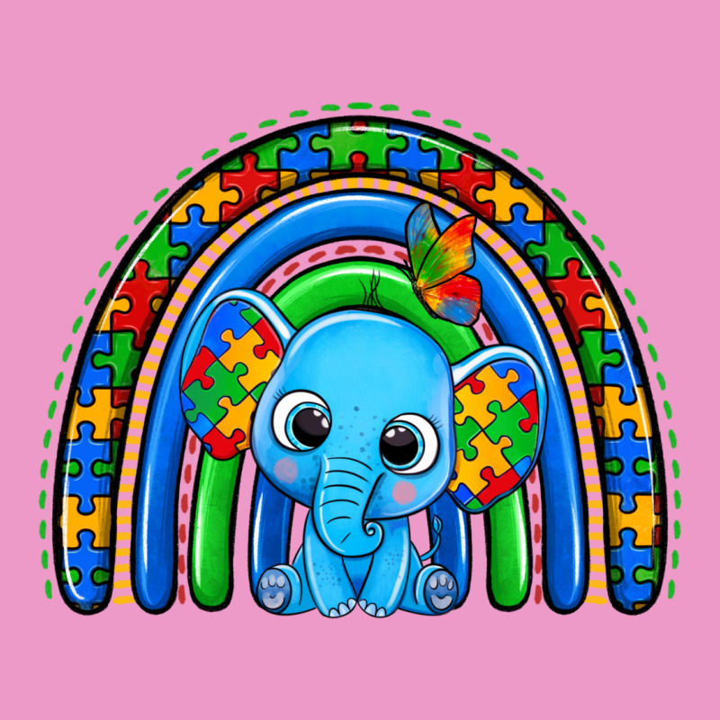 Autism Elephant Rainbow Urban Hoodie by Zillion Design Studio | Teevron