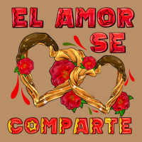 El Amor Se Comparte With Churros Vintage Hoodie | Teevron