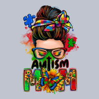 Autism Mom Messy Bun Premium Hoodie | Teevron