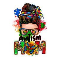 autism mom messy bun | Teevron