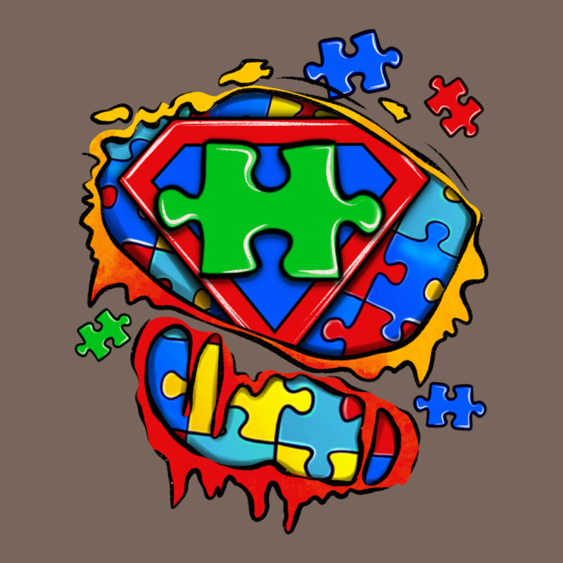 Autism Superhero Ripped Tshirt Premium Hoodie by Zillion Design Studio | Teevron