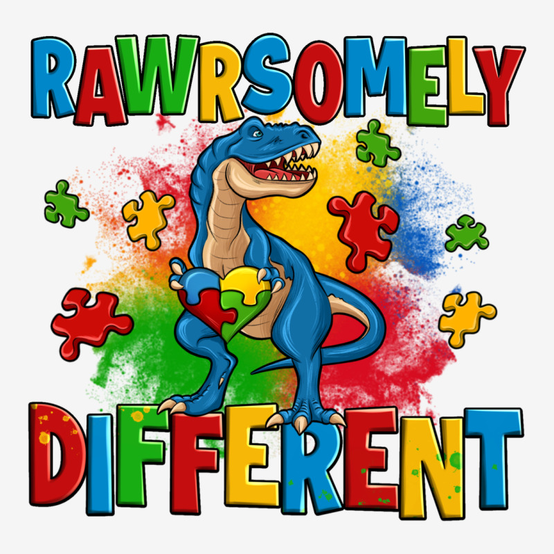Rawrsomely Different Autism Trex Urban Hoodie by Zillion Design Studio | Teevron