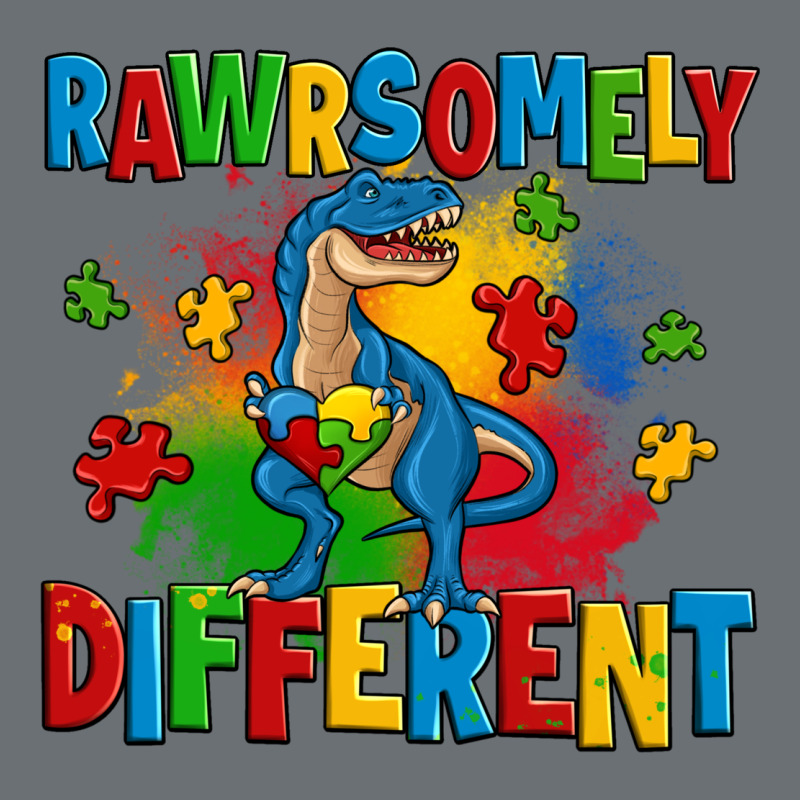 Rawrsomely Different Autism Trex Premium Hoodie by Zillion Design Studio | Teevron