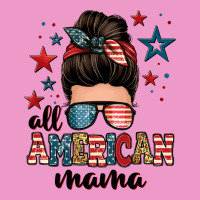 All American Mama Messy Bun Urban Hoodie | Teevron