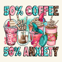 50 Coffee 50 Anxiety Coffee Cups Premium Hoodie | Teevron