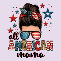 All American Mama Messy Bun Premium Hoodie | Teevron