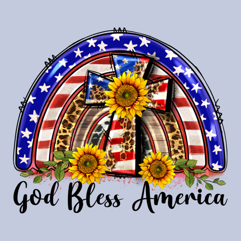 God Bless America  Rainbow Long Sleeve Tee by BarkalooDesign | Teevron